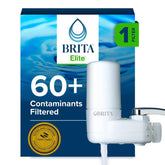 Brita Faucet Mount Water Filter System, Includes 1 Filter, White